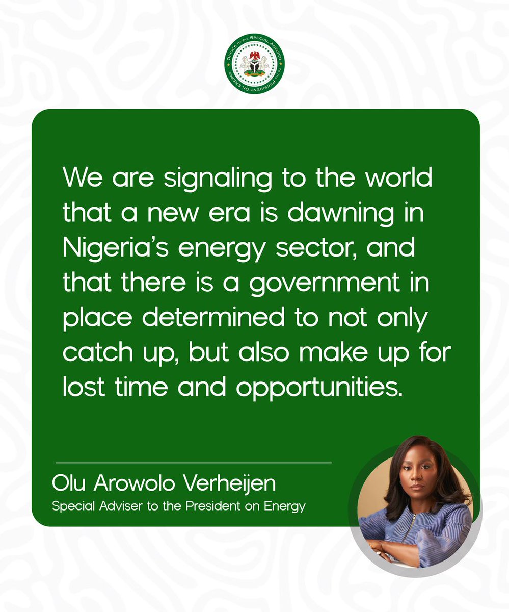 We are signaling to the world, through our reforms, that a new era is dawning in Nigeria's energy sector...