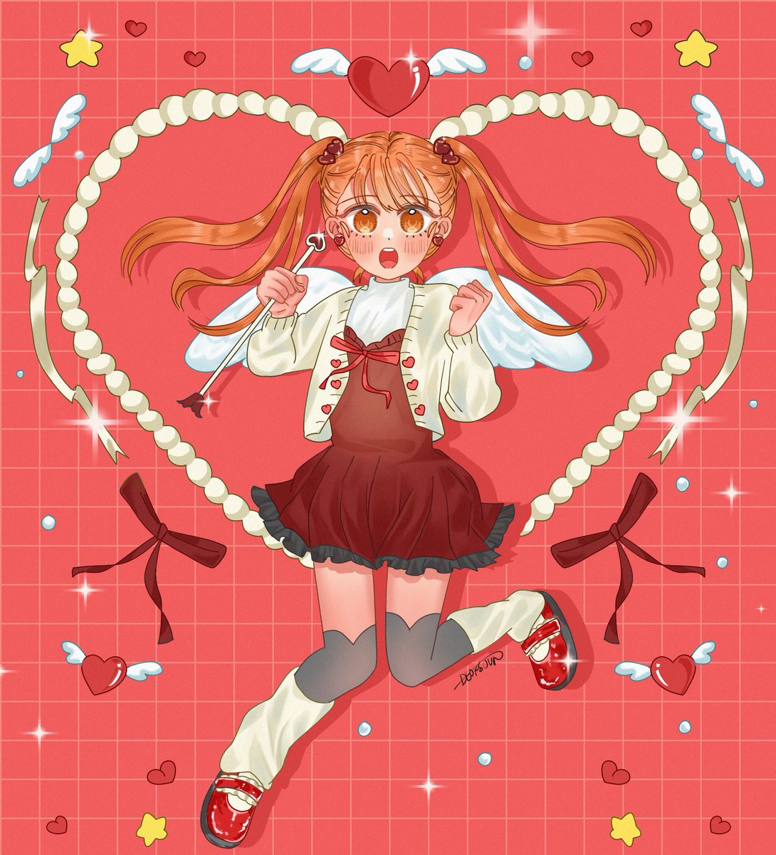 deoksoun's tweet image. Cupid on duty! ❤️👼🏹💘

#ArtistOnTwitter #artidn