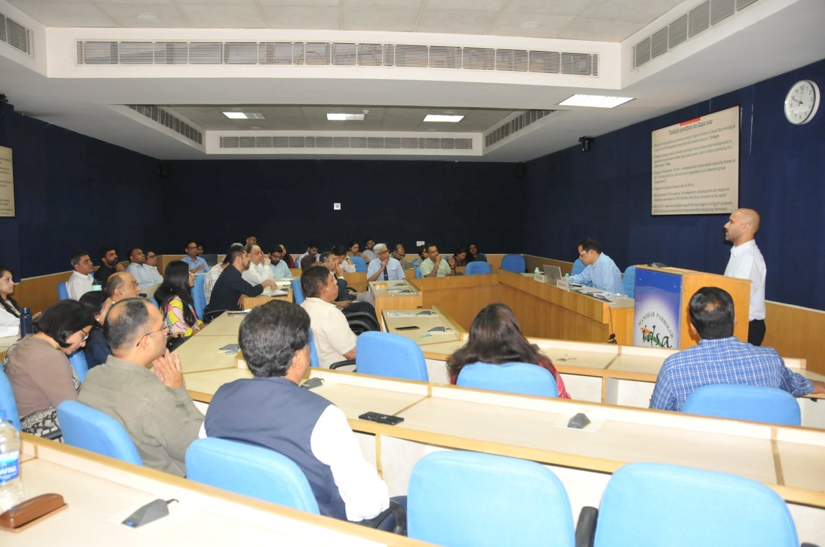 In the Monday Morning Meeting, Dr. <a href="/abhijoining/">Abhishek Yadav</a> Research Analyst, spoke on “Turkish Policy towards Israel-Hamas War”, moderated by Dr. <a href="/pradhan008/">Prasanta K. Pradhan</a> Research Fellow and Coordinator, West Asia Centre. The session included insightful Q&amp;A by participants.