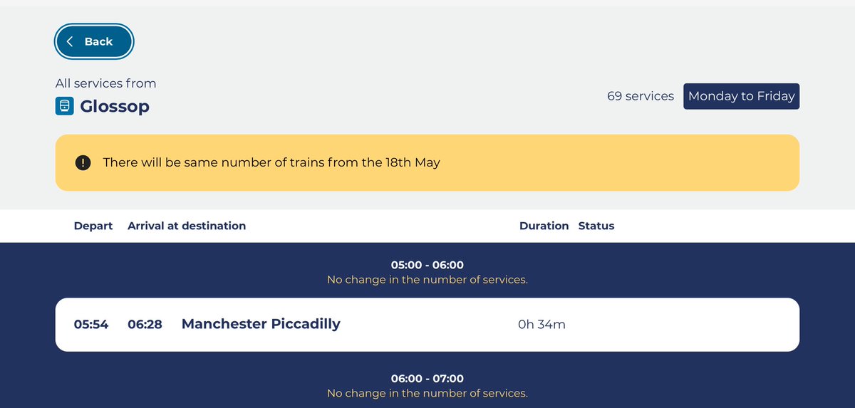 No major timetable changes on our line in May 2025.

northernrailway.co.uk/travel/timetab…