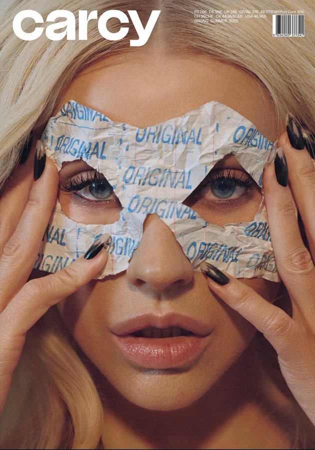 Dirrty2000s's tweet image. CHRISTINA MOTHER AGUILERA @xtina 
Carcy Magazine, May 2025.