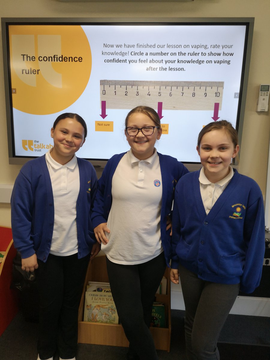 Fab Dorset Primary Vaping Project Focus Group at Bincombe Valley School. Opportunity to trial specially designed resources with Year 5. Building awareness &amp; enabling children to make informed choices about vaping/ nicotine in an age-appropriate way. Scored 9/10!