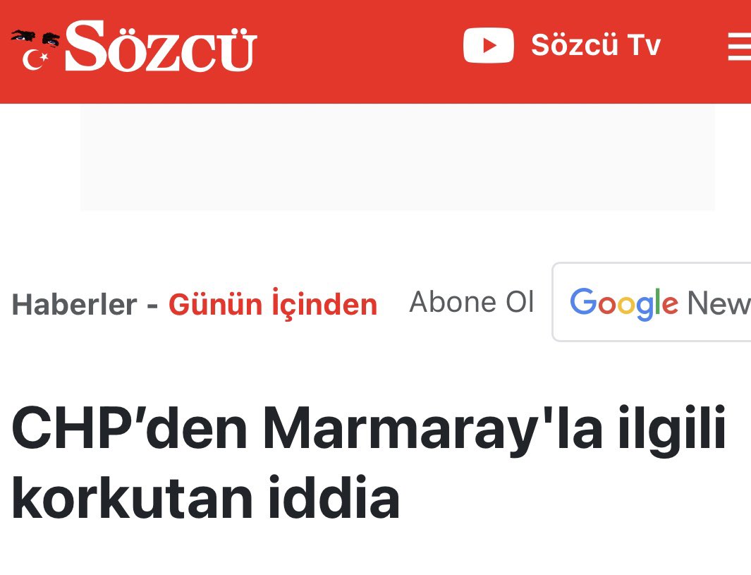 Kanal İstanbul'u önlemeye çalışanların
Marmaray'ın yapılmasını önlemek için yazdıklarını azıcık hatırlatayım. 
Politika birlikte üretme ve ülkeyi kalkındırma sanatıdır. 
Jammer kullanıp rabbena hep bana yine bana yine bana demek değildir.