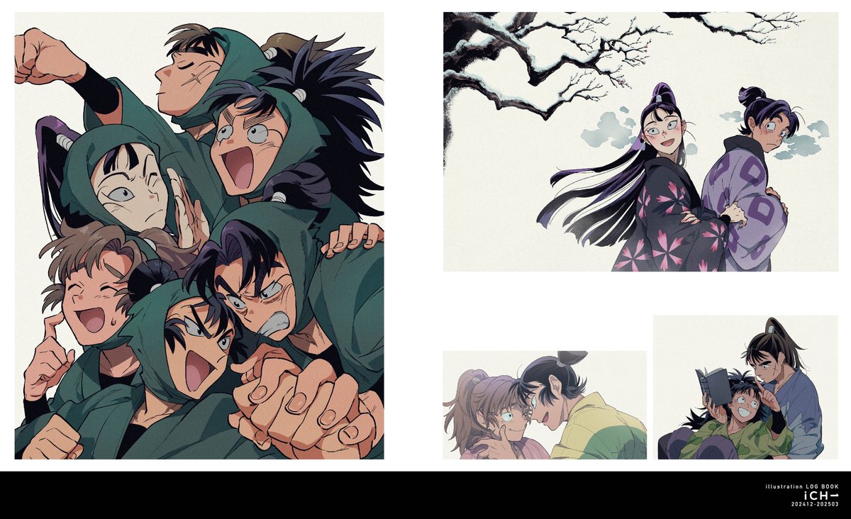 スパコミ新刊①「iCH一」オールキャライラストログ本サンプル