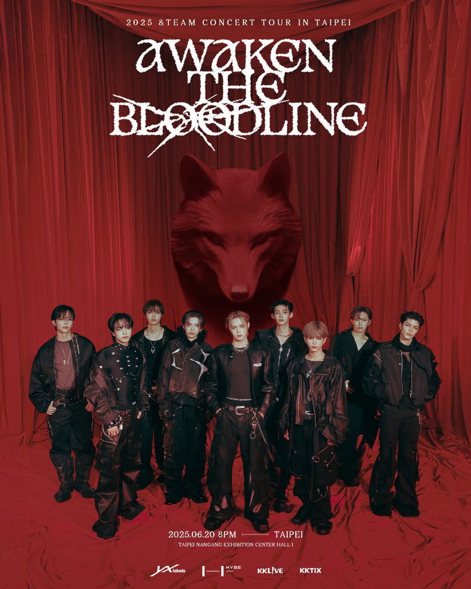 &TEAM AWAKEN THE BLOODLINE IN台北　非売品 2025 &TEAM CONCERT TOUR 'AWAKEN THE BLOODLINE' in TAIPEI &TEAM