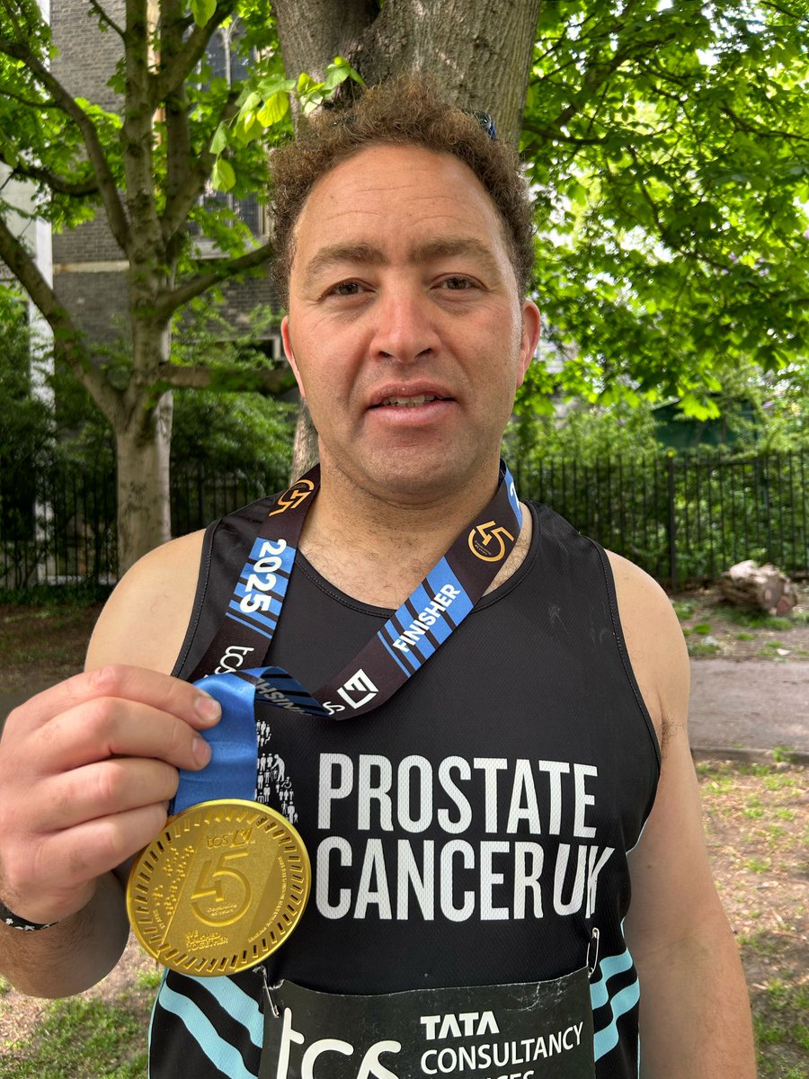Yesterday I ran the London Marathon in support of <a href="/ProstateUK/">Prostate Cancer UK</a>! Proud to have taken part &amp; raised awareness for such an important cause. Crossed the finish line with a time of 3 hours 33 minutes. 😎

💙 If you’d still like to donate, my fundraising page is open.