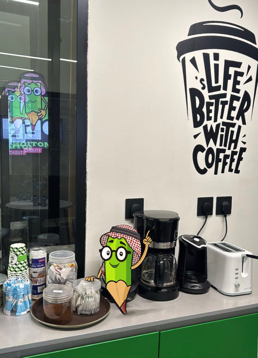 penmotion_st's tweet photo. أهااا! نظام�� كل يوم تضبط القهوة هنا؟ 😉☕️

#بن_موشن #الرسوم_المتحركة #انيميشن #الانيميشن #الهوية_البصرية #صباح_الحب #ترند https://t.co/OKDwuh6AnG