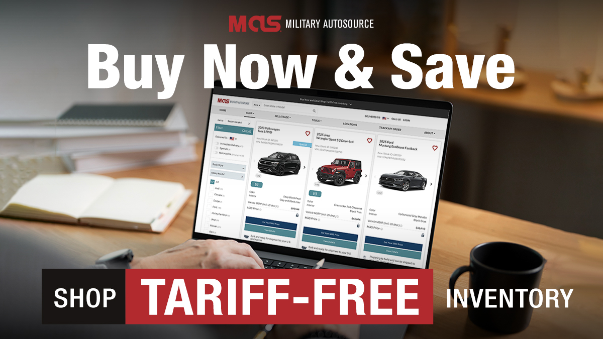 The best time to buy is now! We’ve got an extensive selection of military-only inventory in stock and ready to deliver tariff-free.

Shop our in-stock vehicles before they're gone! bit.ly/4jSyQrb

#militarycars #tariff #tarifffree #militaryautosource