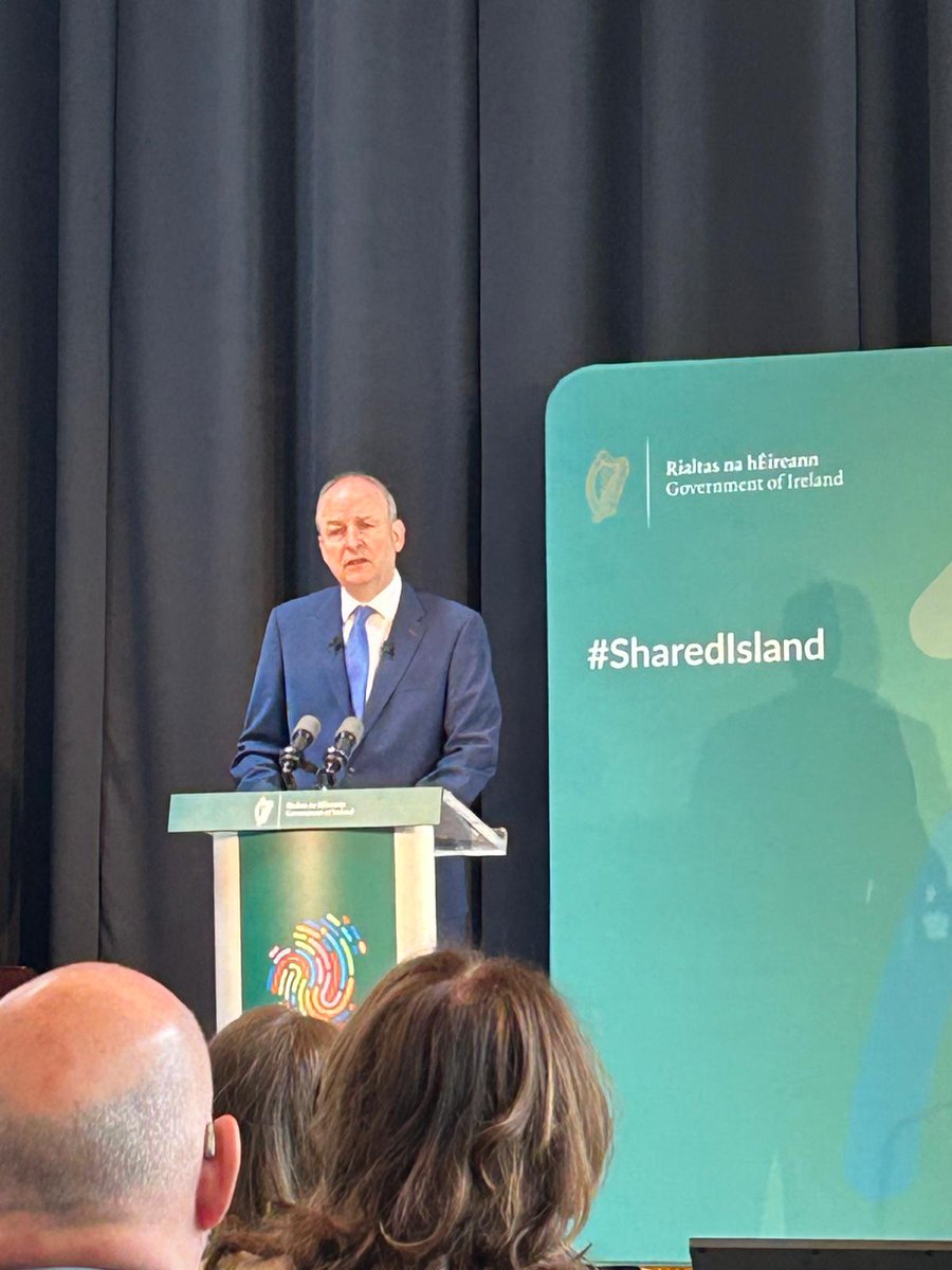 Attending the Dept of the Taoiseach Shared Island Conference in Dublin today with a keynote address by Taoiseach Micheál Martin TD, and launch of a report on 'Sharing the Island: Economic and Social Challenges and Opportunities'.

#earlyeducation #earlyyears