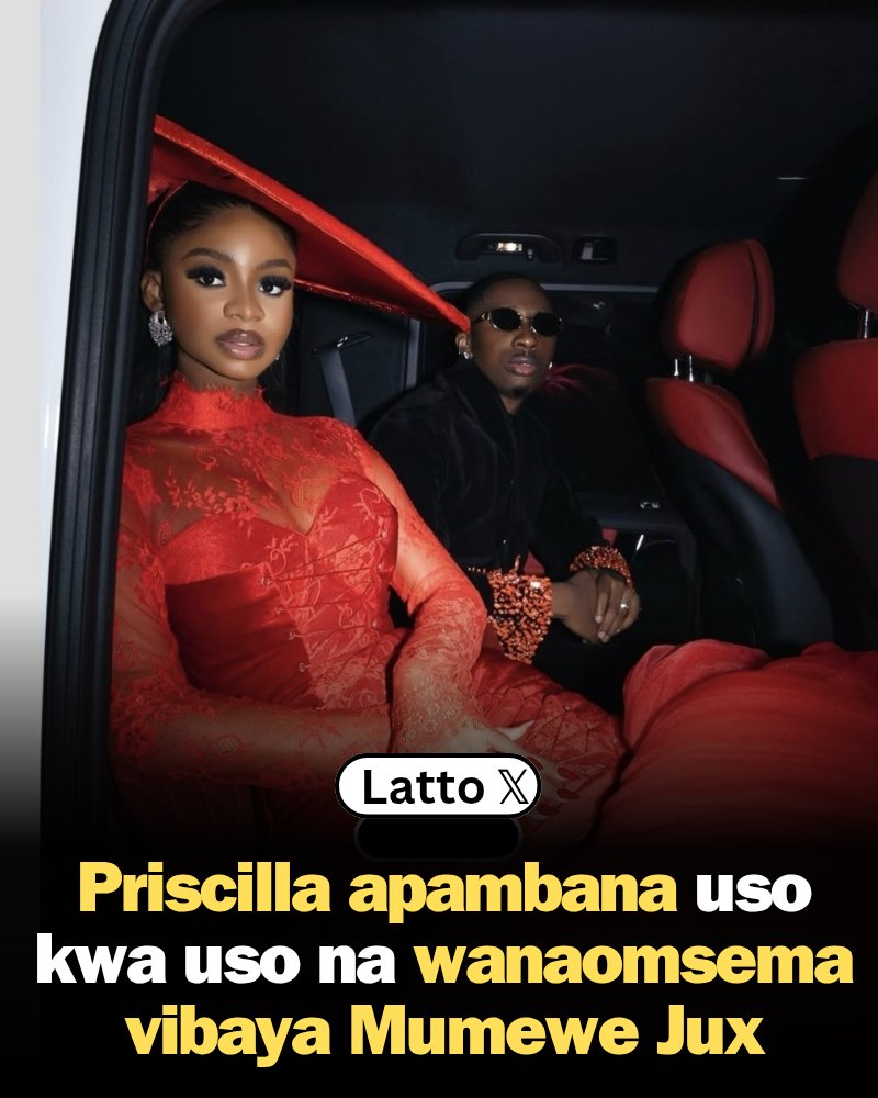 Jana Usiku,

Jux alishinda Tuzo za Headies kama The Best Eastern Artist.

Sasa huku X, ukaibuka mjadala kuwa Jux kashinda tuzo hizo kwa kuwa amemuoa Mnigeria (priscilla)

Shemeji akaanza kuruka nao wotee wanaomsema Vibaya mumewe!

Shuka na uzi Tuangalie..

Video kwa Comments 👇