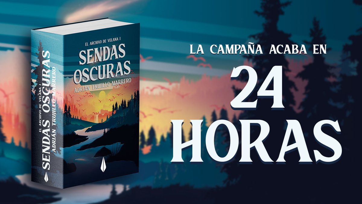 Quedan menos de 24 horas para que finalice la campaña de Kickstarter de mi nuevo libro 📘, por lo que si todavía no has participado... ¡aprovecha, que el tiempo se acaba!

kickstarter.com/projects/adria…