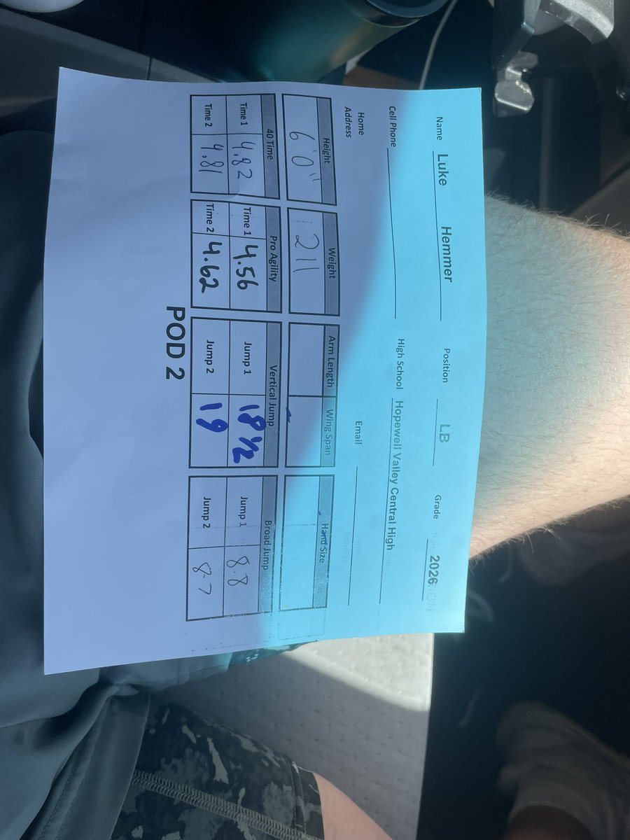 Thank you Coach <a href="/edhottle1/">Ed Hottle</a> and the rest of the Stevenson staff for a great visit and camp! Loved competing with all the great athletes there! Proud to have ran a 4.81 40!