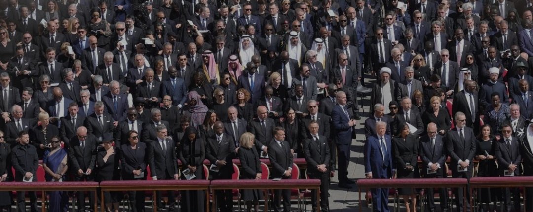 How about you pan out a little further and show the rest of the audience. Even old Biden wore a blue tie.  Prince William... blue suit..