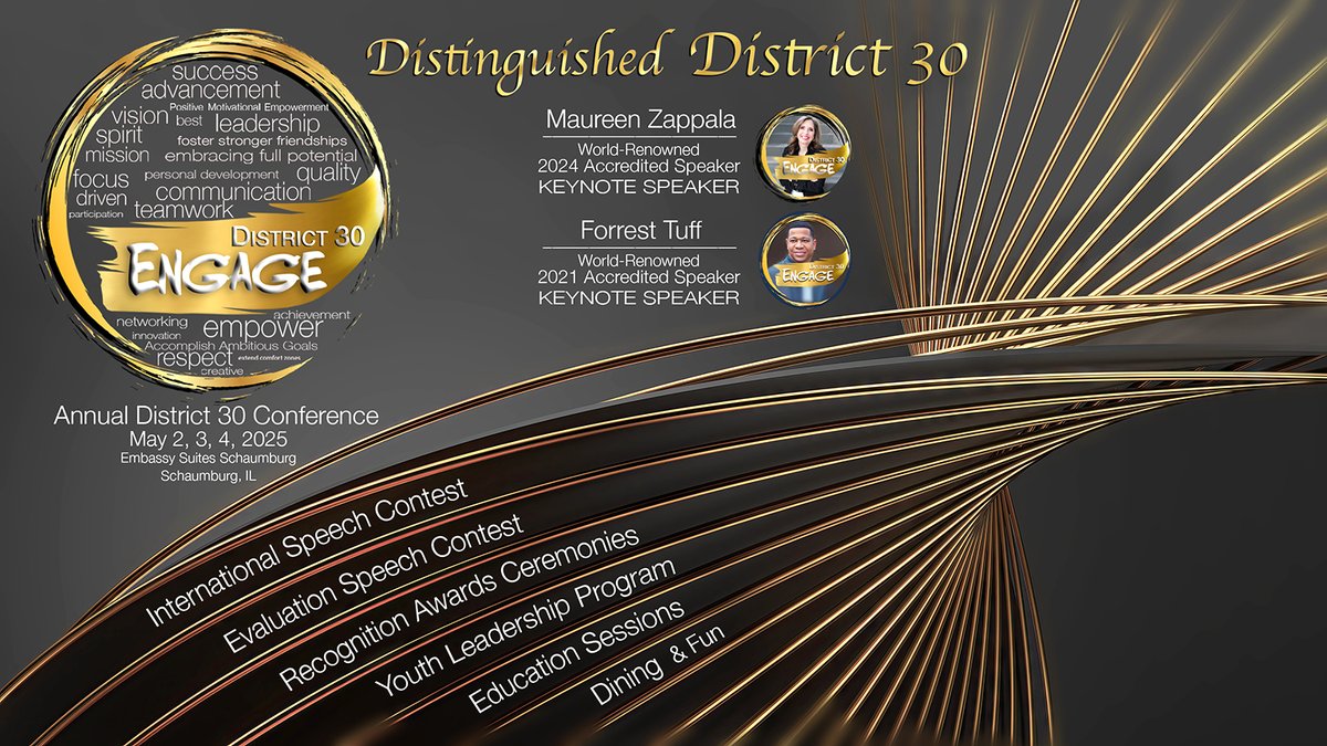 District 30 Toastmasters tweet media