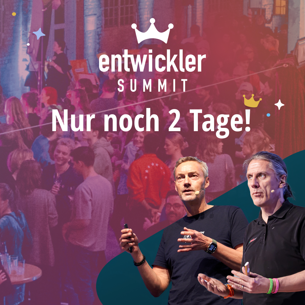 ⏳ Nur 48h bis zur Ticketvergabe für den entwickler Summit öffnet! Werde Fullstack-Member &amp; sichere dir dein Ticket inklusive, bevor es zu spät ist! 2000+ Entwickler, 40 Top-Speaker. 

🔥entwickler.de/entwickler-sum…

#entwicklerSummit