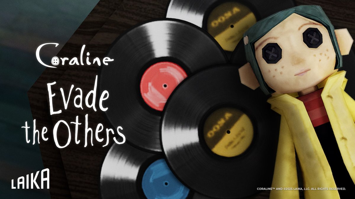 ToyaPlayStudio's tweet image. We&apos;ve updated Coraline: Evade the Others!

🕸️Game difficulty can now be adjusted. 
🕸️ Overhauled Key collecting phase of the game. 
🕸️ New Bug Chair Puzzle added.
🕸️Record Puzzle and Locked Doors revamped. 

roblox.com/games/18860934…