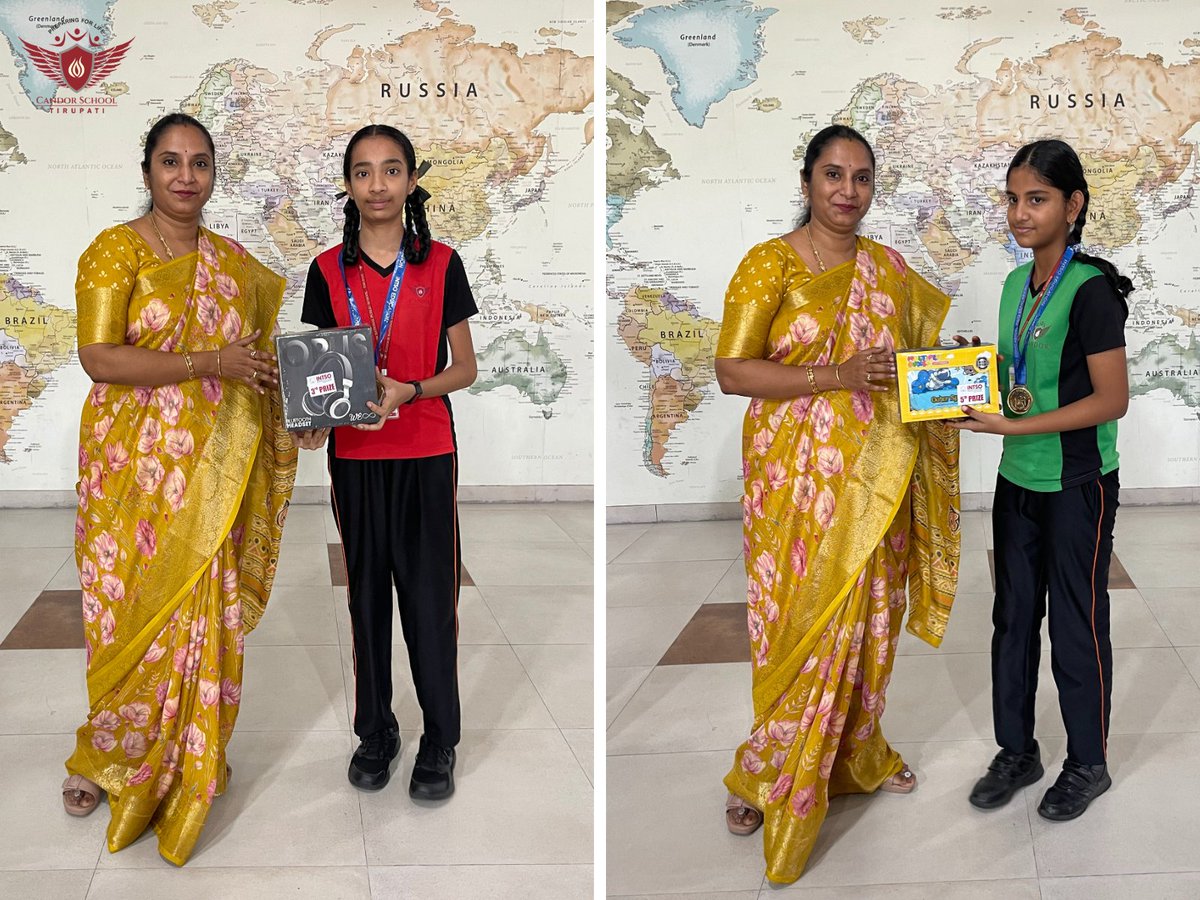 CandorPublic's tweet image. Celebrating our Olympiad champions at Candor School, Tirupati! 
Your hard work, brilliance, and spirit make us proud.
Congratulations, stars! 
#CandorSchoolTirupati #OlympiadWinners #ProudMoment #CandorPride