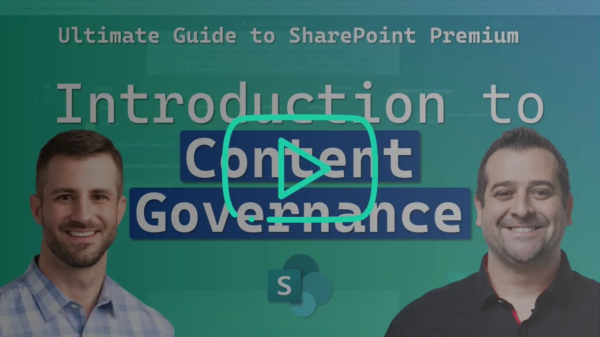 vladcatrinescu's tweet image. Content Governance in #SharePointPremium is more than just #SharePointAdvancedManagement! ๐ค It's all the features allowing you to keep your data secure, backed up, and most importantly, Copilot-ready! ๐คฏ
Detailed overview ๐
buff.ly/n8yzIII
#MicrosoftCopilotโฆ