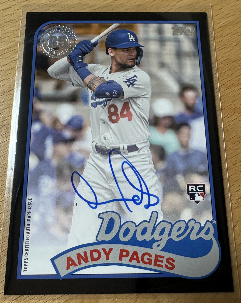 rikusada331's tweet image. 2024 TOPPS UPDATE ANDY PAGES

絶好調‼️
待ち受けにするととてもいい事があるらしい！
僕も待ち受けにしたら早速いい事が...
是非！

#andypages