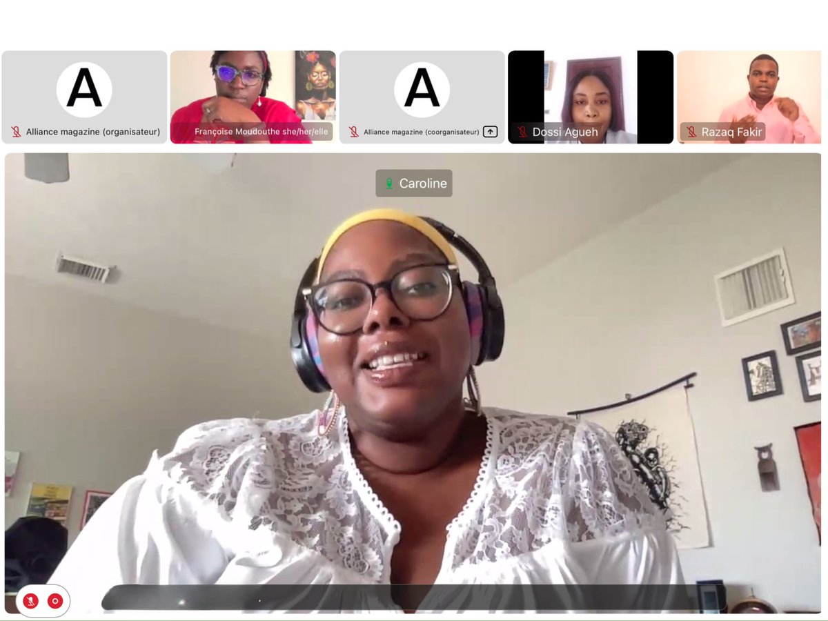 Women Leaders Network for Development (RFLD) (@rfldorg) on Twitter photo On April 24th, 2025, <a href="/FJS/">FJS</a> in partnership with <a href="/Alliancemag/">Alliance magazine</a> convened a crucial online meeting to assess the current landscape of feminist funding in Francophone West Africa
The panel of speakers included:
1. <a href="/F_Moudouthe/">F_Moudouthe</a>
2. <a href="/DossiAGUEH/">Sekonnou Dossi Gloria AGUEH</a>
3. Caroline Kouassiaman
4. Rosalie Nezien On April 24th, 2025, <a href="/FJS/">FJS</a> in partnership with <a href="/Alliancemag/">Alliance magazine</a> convened a crucial online meeting to assess the current landscape of feminist funding in Francophone West Africa
The panel of speakers included:
1. <a href="/F_Moudouthe/">F_Moudouthe</a>
2. <a href="/DossiAGUEH/">Sekonnou Dossi Gloria AGUEH</a>
3. Caroline Kouassiaman
4. Rosalie Nezien