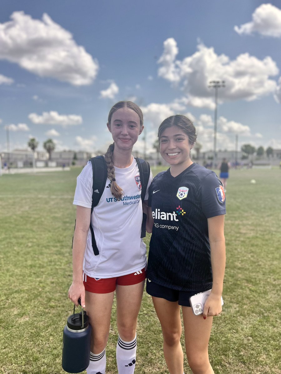 We were undefeated in Houston this weekend, and my future OBU teammate <a href="/Ellen7Rodriguez/">Ellen Rodrìguez</a> came to my game! Win-win!

<a href="/FCDallas08gECRL/">FC Dallas 08g ECNL RL</a> <a href="/OuachitaSoccer/">Ouachita Women's Soccer</a>