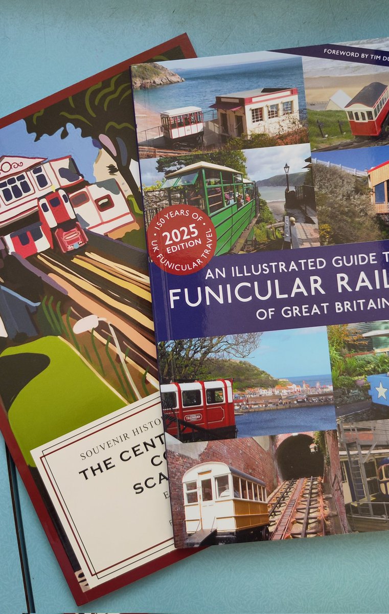 SeasideFerry's tweet photo. If you're a fan of #funiculars you'll like the new book published by @CentralTramway #scarborough. I wrote the foreword, joining a select band of writers that includes @MrTimDunn and @flaming_nora who have also enjoyed this funicular honour in the past 😊
#seasideheritage https://t.co/Klr7GKEFl2