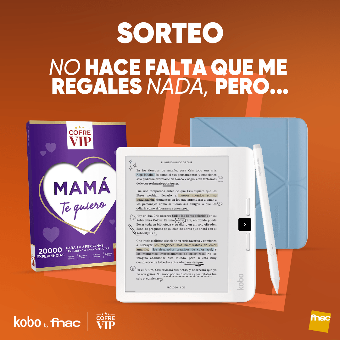Fnac España (@fnac_esp) on Twitter photo ✨ SORTEO ✨
¿Quieres regalar o autorregalarte un Cofre VIP y un ebook de <a href="/Kobo_ES/">Kobo en español</a> para leer a todo color?
✅ Sigue a <a href="/Fnac_ESP/">Fnac España</a>
✅ RT
✅ Menciona a un amigo
Resultado el 5/5
BBLL your-promos.com/pub/12xZgq6 ✨ SORTEO ✨
¿Quieres regalar o autorregalarte un Cofre VIP y un ebook de <a href="/Kobo_ES/">Kobo en español</a> para leer a todo color?
✅ Sigue a <a href="/Fnac_ESP/">Fnac España</a>
✅ RT
✅ Menciona a un amigo
Resultado el 5/5
BBLL your-promos.com/pub/12xZgq6