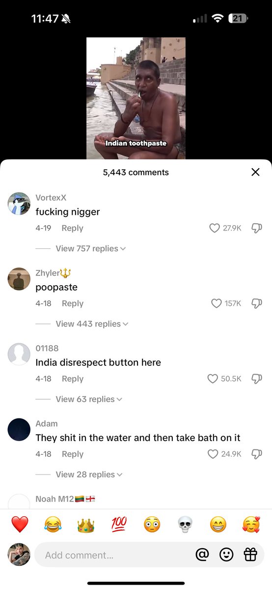 So <a href="/tiktok_us/">TikTok US</a> remove my comments, but other people can leave disgusting ones up like this?