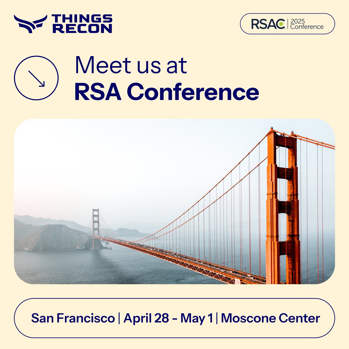 THINGSRECON (@thingsrecon) on Twitter photo .<a href="/RSAConference/">RSAConference</a> kicks off today—and our team is ready to recon. Want to talk #AttackSurfaceDiscovery, #SupplyChainRisk, or how to finally see the things hiding in your ecosystem?
Get visibility and context that leave nothing hidden with #ThingsRecon: lnkd.in/dTTYs_Hp .<a href="/RSAConference/">RSAConference</a> kicks off today—and our team is ready to recon. Want to talk #AttackSurfaceDiscovery, #SupplyChainRisk, or how to finally see the things hiding in your ecosystem?
Get visibility and context that leave nothing hidden with #ThingsRecon: lnkd.in/dTTYs_Hp
