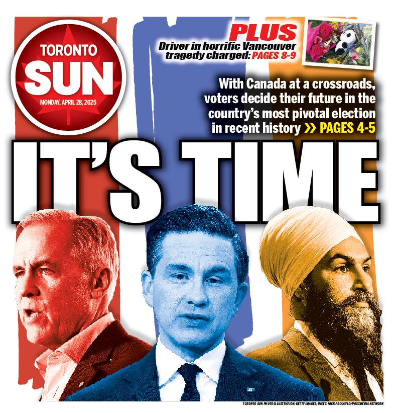 It's election day.
Elections are won by the side that shows up.
Most polls have the LPC and CPC within the margin of error.
Get out there and vote like Canada depends on you.
The Conservatives can still win this. 
torontosun.com/opinion/column…