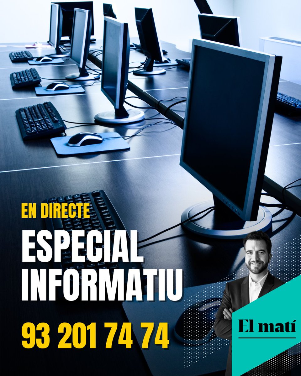 Especial informatiu sobre l'apagada general que deixa sense llum Catalunya i altres punts d'Europa. Ens podeu trucar al 93 201 74 74 #MatíCatRàdio
3cat.cat/3cat/directes/…