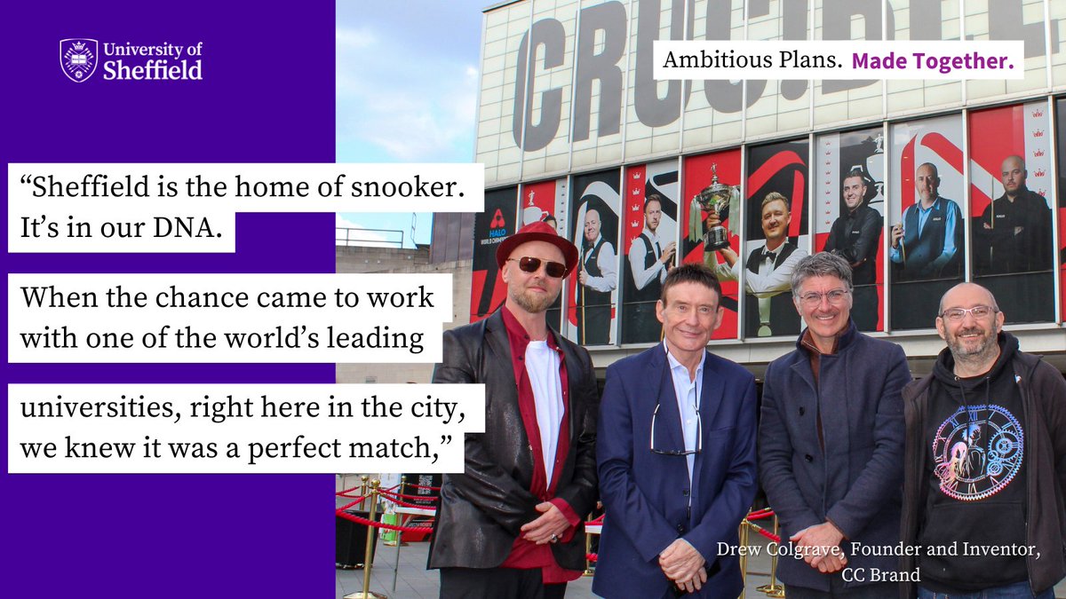 Research & Impact at Sheffield (@shefuniimpact) on Twitter photo What does astrophysics have to do with snooker? More than you might think…
Discover how <a href="/sheffielduni/">The University of Sheffield</a> research brings 21st century science to the sport as the World Snooker Championships at the iconic <a href="/crucibletheatre/">Crucible Theatre</a> enters its second week: bit.ly/44cUvWt What does astrophysics have to do with snooker? More than you might think…
Discover how <a href="/sheffielduni/">The University of Sheffield</a> research brings 21st century science to the sport as the World Snooker Championships at the iconic <a href="/crucibletheatre/">Crucible Theatre</a> enters its second week: bit.ly/44cUvWt