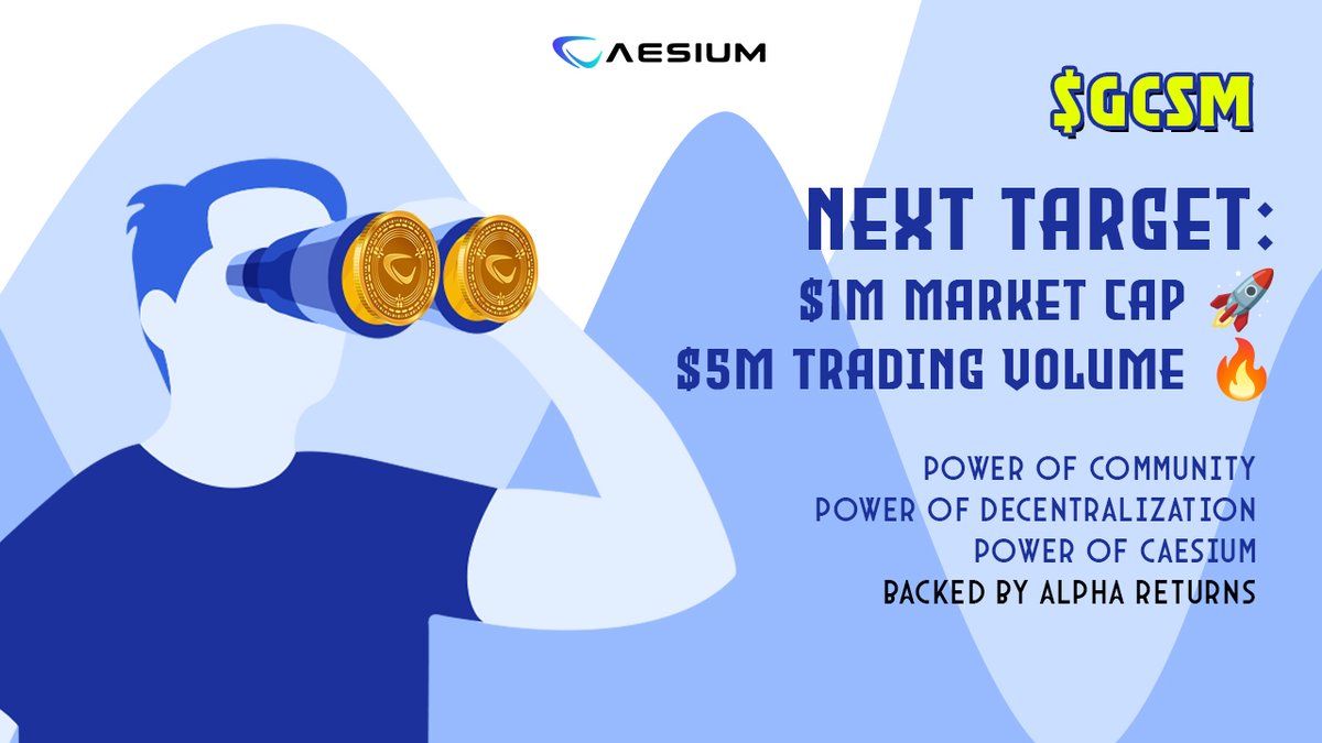 Caesiumlab's tweet image. 🎉 Milestone Achieved! 🎉
$1M 24H Trading Volume 🚀
$200K Market Cap 💥
Next targets locked in:
➡️ $1M Market Cap
➡️ $5M Trading Volume

This is the power of community 💪,
the power of decentralization,
and the power of Caesium,
backed by Alpha Returns! 🎮

🔗 Contract Address: