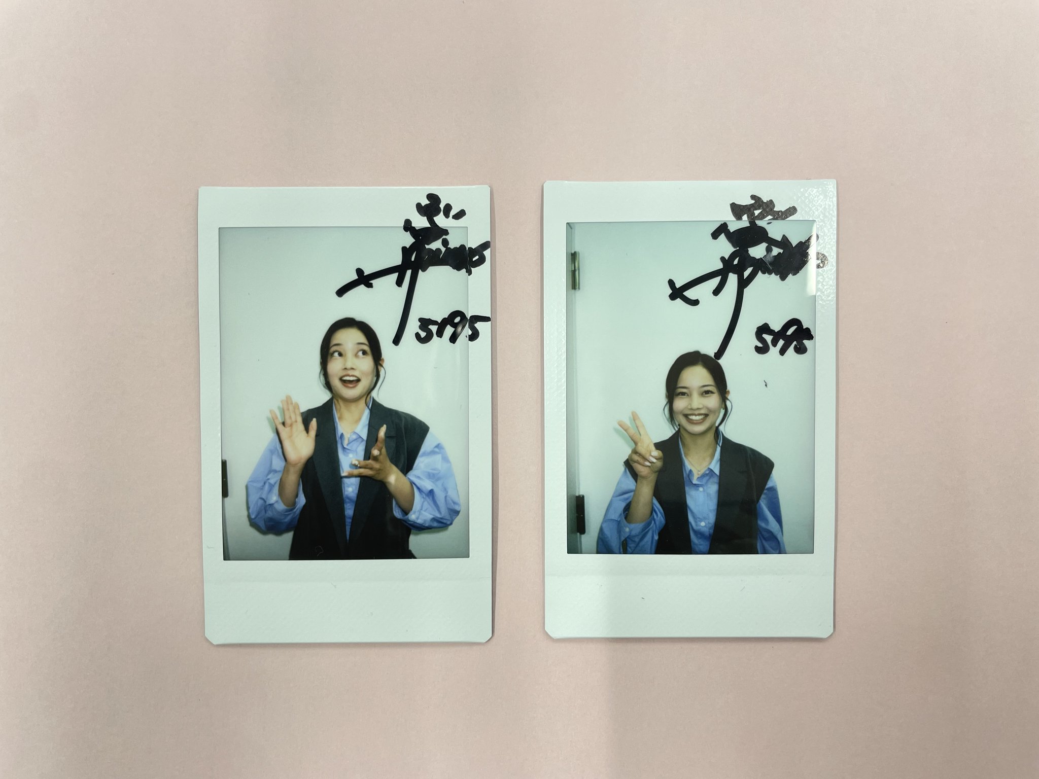 ボートレース_長崎支部_北村寧々選手_サイン入りチェキ写真 ボートレース_長崎支部_北村寧々選手_サイン入りチェキ写真