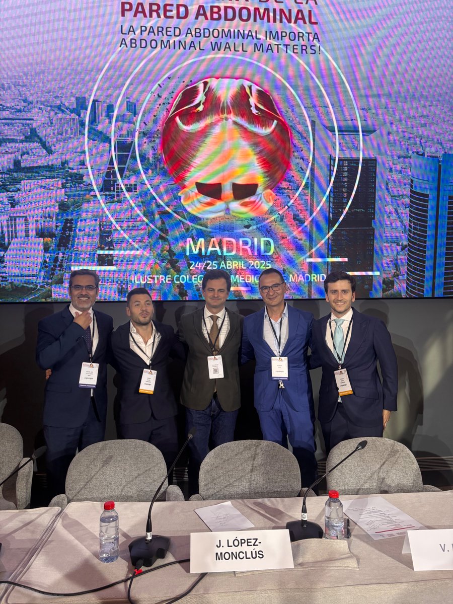 Joaquín Muñoz Rodríguez MD, PhD, FACS (@joaquinmmunoz) on Twitter photo Proud to share knowledge at the National Abdominal Wall Meeting in Madrid (April 24–25). Thank you Dr. <a href="/herniatoday/">Dr. Garcia-Urena</a> for the invitation and superb organization! Special excitement to present the PeTEP technique and its cranial modification. #Surgery #hernia #abdominalwallmatters Proud to share knowledge at the National Abdominal Wall Meeting in Madrid (April 24–25). Thank you Dr. <a href="/herniatoday/">Dr. Garcia-Urena</a> for the invitation and superb organization! Special excitement to present the PeTEP technique and its cranial modification. #Surgery #hernia #abdominalwallmatters