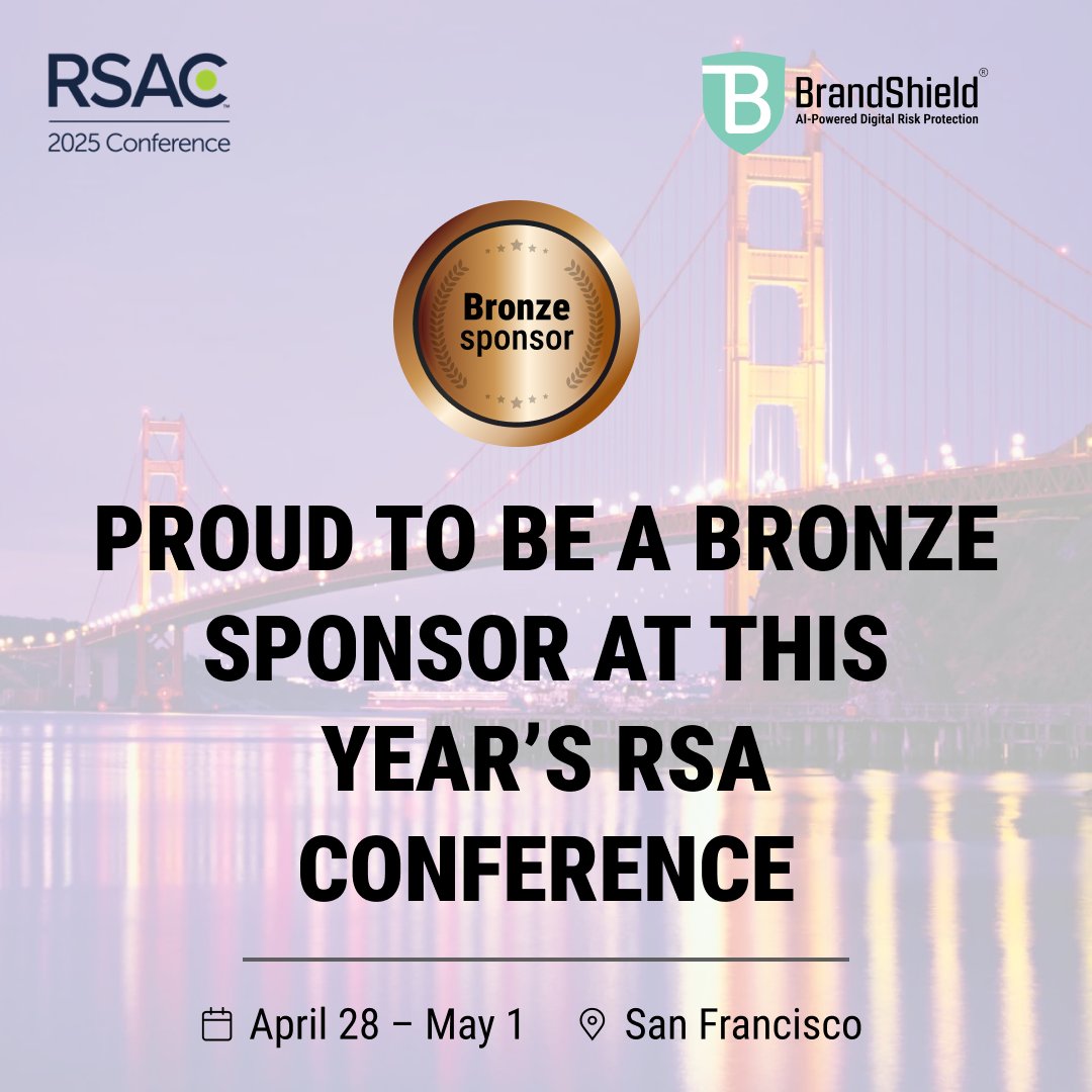 #RSAC 2025 is happening today! 
Are you ready?

Proud to be a Bronze Sponsor at the world’s leading cybersecurity event, we're ready and waiting for you at booth #3102. 

#RSAC #Cybersecurity #AIPowered #DigitalRiskProtection