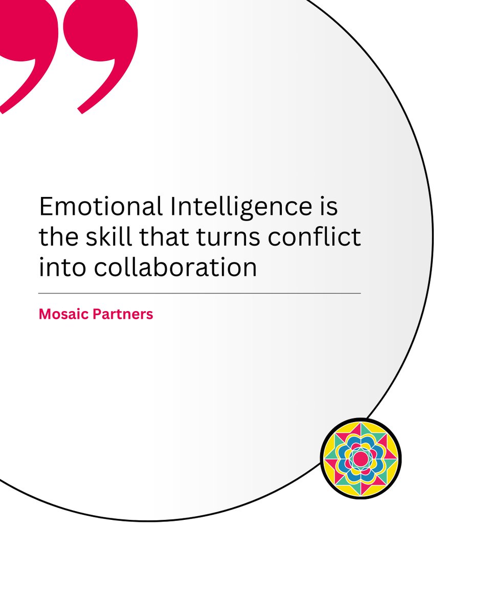 Conflict is inevitable — how we handle it defines success. With EI, we pause, reflect, and respond constructively, turning tension into collaboration. In today’s workplace, mastering emotional intelligence isn’t optional — it’s essential. #FutureFit #LeadershipEvolution