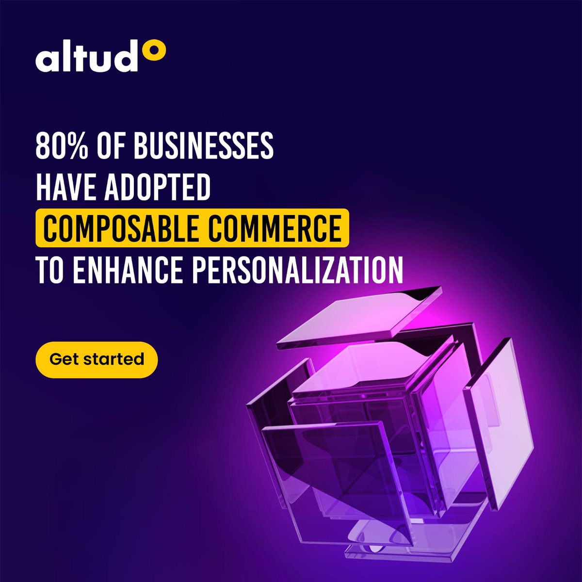 GoAltudo's tweet image. The future of #DigitalCommerce is here. With 96% of #Retail leaders believing in #ComposableCommerce, it&apos;s time to build flexible, future-ready ecosystems. Ready to adapt? Grab your ebook now: altudo.co/insights/ebook…

#CommerceInnovation #AltudoInsights