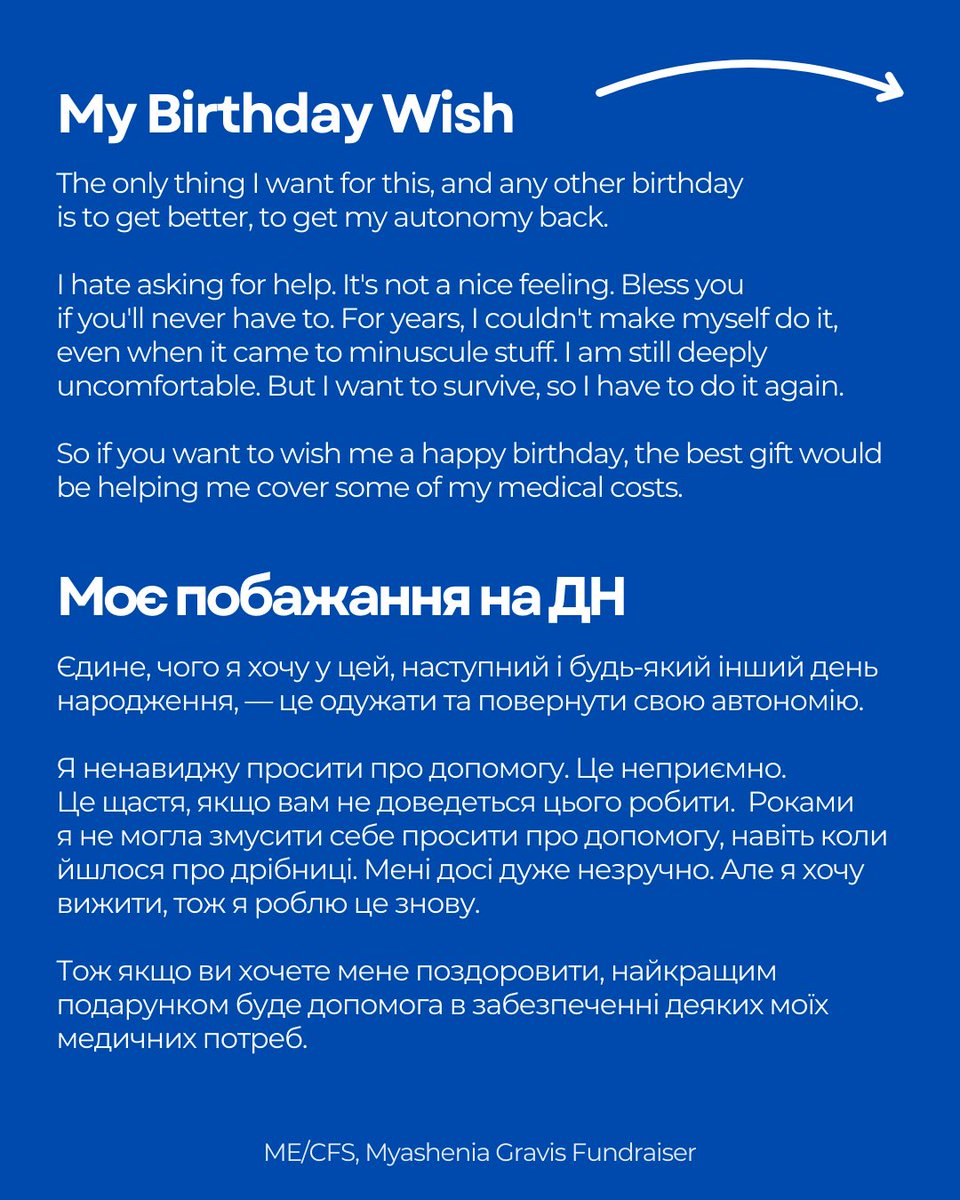 lilslimer69's tweet image. Trying to fundraise for essential treatments could allow me to stabilize enough to do a thymectomy for myasthenia gravis.

Fundraiser link: tinyurl.com/32z2bcpf

PayPal: platypusdarina@gmail.com

Account details are on the 3rd slide.

I appreciate everyone who helps 🙏
