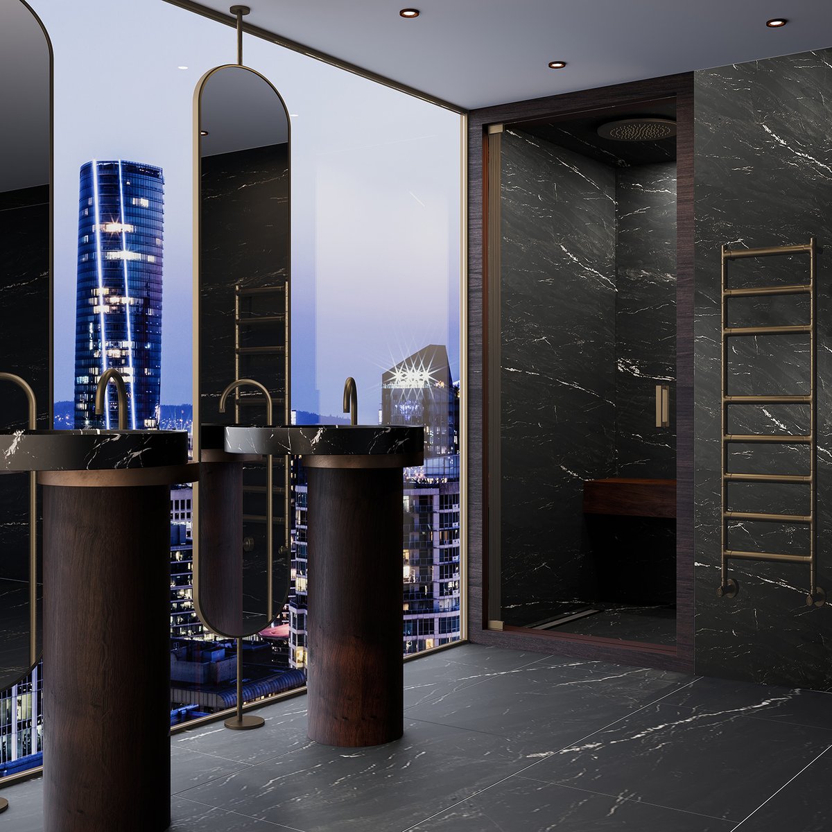 CRL Europe (@crl_europe) on Twitter photo To balance darker palettes, CRL’s polished chrome, brass or brushed bronze finishes on its range of shower hardware can add a touch of brightness. Pair this with <a href="/CRLstone/">CRL Stone UK & IE</a>'s wall cladding and flooring options such as Ceralsio Belvedere Black to enhance the space’s opulence. To balance darker palettes, CRL’s polished chrome, brass or brushed bronze finishes on its range of shower hardware can add a touch of brightness. Pair this with <a href="/CRLstone/">CRL Stone UK & IE</a>'s wall cladding and flooring options such as Ceralsio Belvedere Black to enhance the space’s opulence.