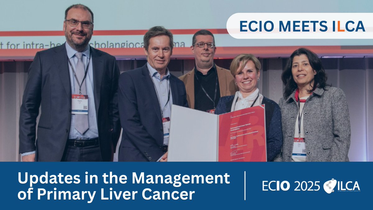 ILCA proudly joined <a href="/ECIOcongress/">ECIO</a> for a dedicated session on primary #livercancer with key updates on:

🧪#Clinicaltrial endpoints in early/intermediate #HCC
🩺Downstaging &amp; bridging in liver transplant
🧬Radiogenomics in #CCA
🛠️Interventional treatment for intrahepatic CCA