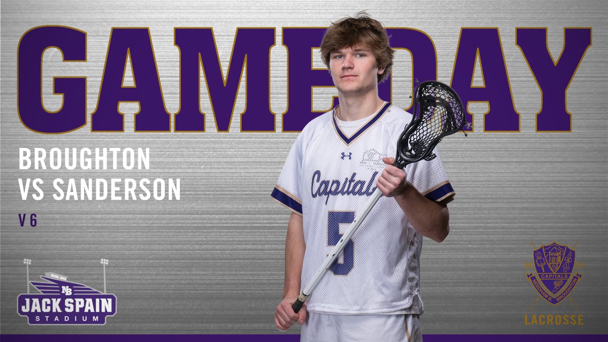 Broughton Caps lacrosse hosts Sanderson today.