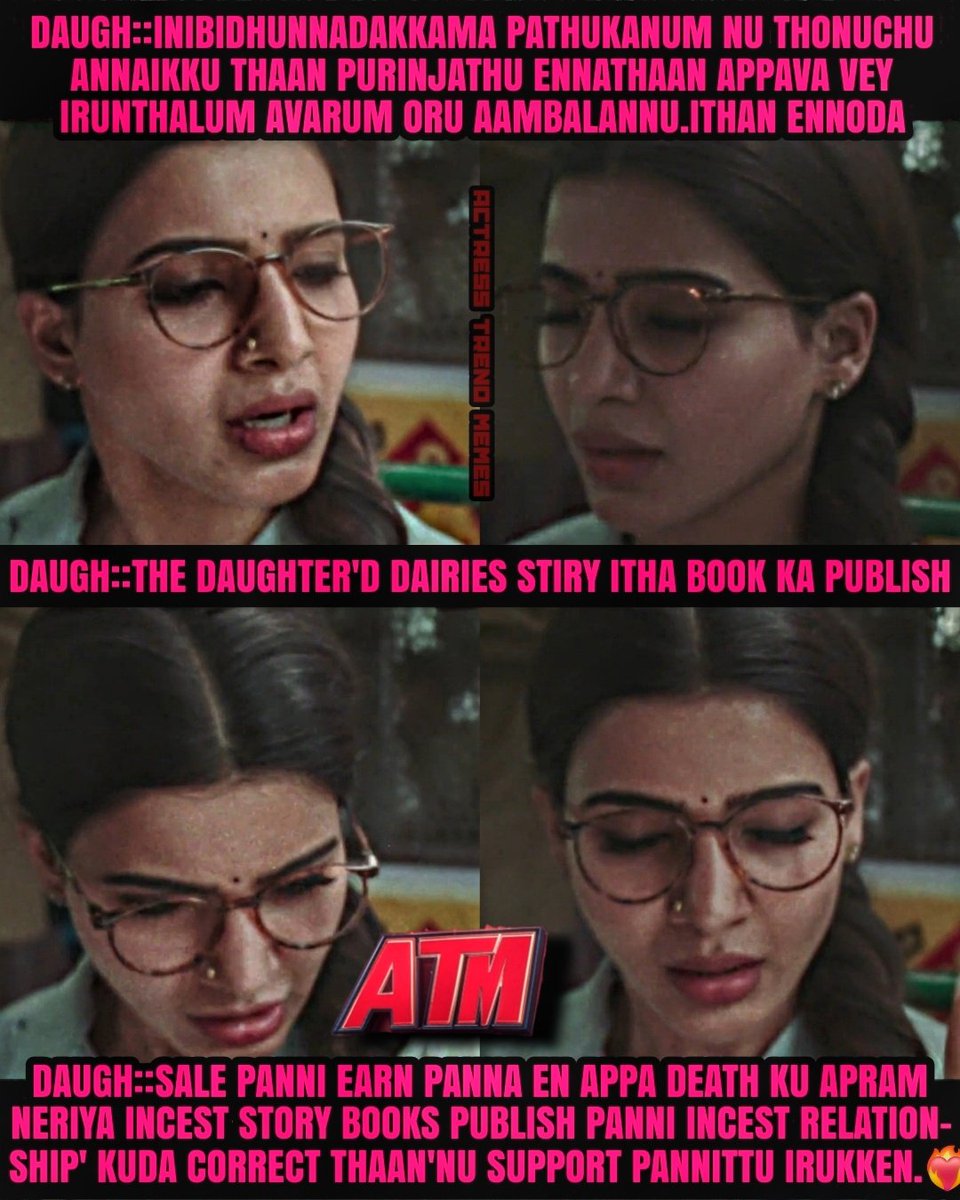 ATMKING20's tweet photo. ThE Daughter'S DiarY.....
[INCEST STORY-PART-THREE3]
#ATM #ActressTrendMemes #daddy
#Samantha #Samanthahot #dad
#Incestdad #Incest #Incestmemes
#daughterdad #daughterfather https://t.co/IxqqViRX5G