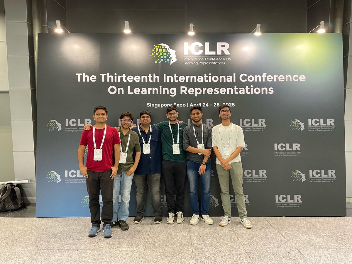 We’re thrilled to have presented our work from IIT Roorkee’s Data Science Group at ICLR 2025!
Check out our papers and blogposts here: 
dsgiitr.in/research/

Proud to represent India at one of the world’s top AI conferences!
#ICLR2025 #AI #ML #IITR