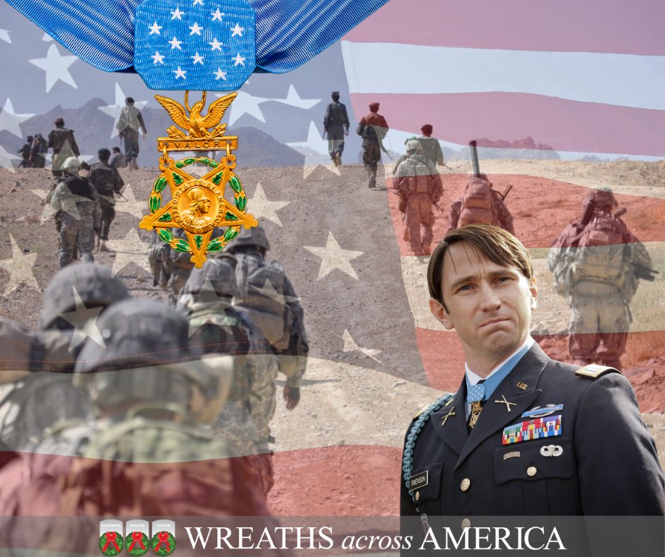 WreathsAcross's tweet image. It’s #MedalofHonorMonday!

Captain William D. Swenson ignored enemy radio transmissions demanding surrender and maneuvered uncovered to render medical aid to a wounded fellow soldier.

bit.ly/3QIaG65