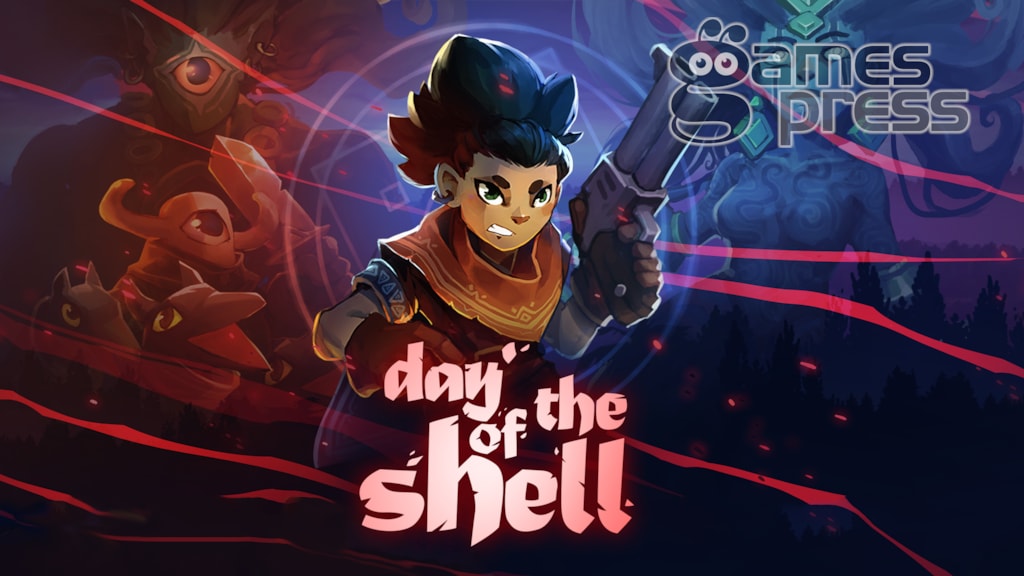 TechnolokiNews's tweet image. In Day of the Shell kämpfst du dich durch eine zerstörte Welt voller Gefahren. Überlebe, verbessere dich und stelle dich den Göttern. Erscheint bald auf PC, Xbox, PlayStation und Switch! #DayOfTheShell #Roguelite #IndieGame #Steam #Xbox #PlayStation #NintendoSwitch
