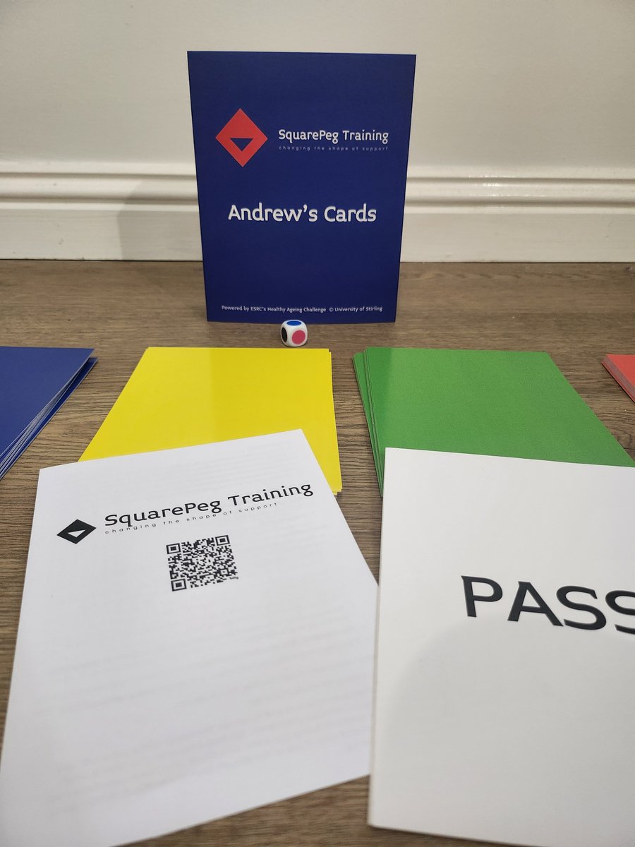 Telling the story pictorially of how we co-developed Andrew's Cards in our latest blog. Find out more about how Andrew’s Cards dementia game can support change, transition and future planning with adults who have a learning disability. squarepegtraining.co.uk/andrews-cards-…