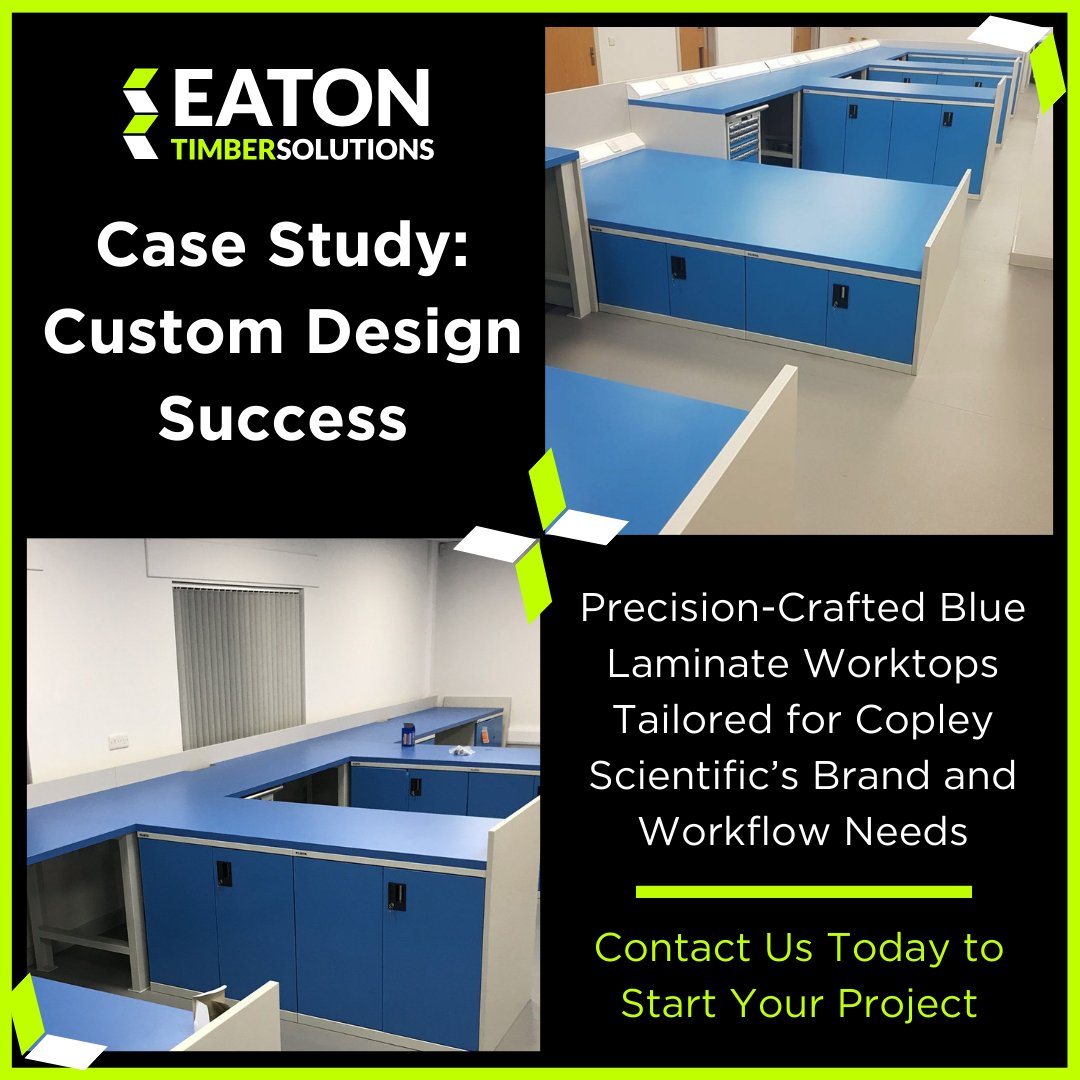 EatonTimber's tweet photo. Precision Meets Performance
Discover how our custom worktops supported Copley Scientific’s efficiency and brand standards.
Case study: https://t.co/PJtJJxsnVt
#CaseStudy #LabDesign #CustomWorktops #EatonTimber #BespokeWorkSurfaces https://t.co/TebquaRVcH