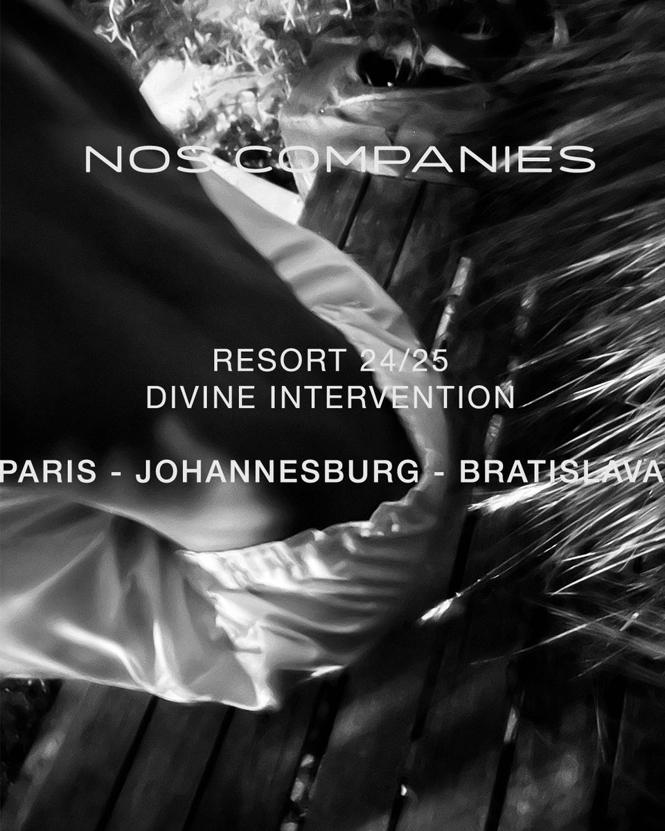 noscompanies's tweet photo. Emotive evocative. 

MOVING WITH THE SPIRIT OF HIGH TASTE.
HIGHER FORWARD

DIVINE INTERVENTION R24/25

--
With thanks,

Paris - Johannesburg - Bratislava

#noscompanies #divineintervention #resort2024 #resort2025 #noscompaniessignal #signaltrousers https://t.co/fv0w1AjKK7