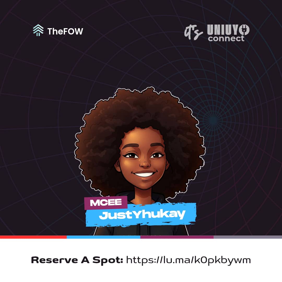 Convergence_24's tweet image. Get ready for sparks and vibes with @JustYhukay on stage 

With her passion for Web3 and a knack for engaging audience, #UNIUYOCONNECT will be fun and entertaining 🥂

What are you waiting for?

Reserve your seat: lu.ma/k0pkbywm